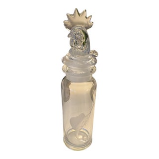 1940s Mid-Century Rooster Decanter For Sale