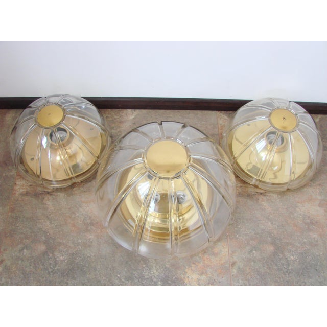 Vintage Wall Lamps and Ceiling Light from Limburg, Germany, 1970s, Set of 3 For Sale - Image 4 of 12