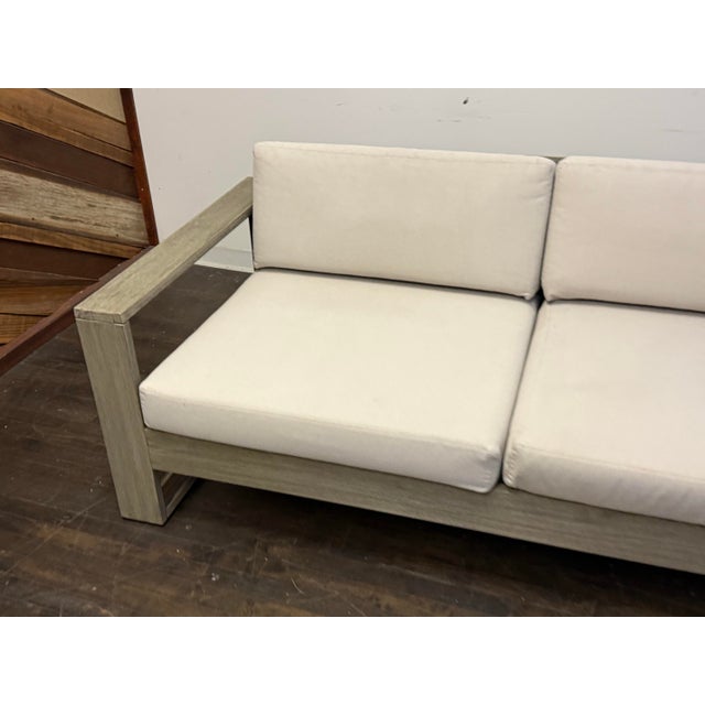 2010s West Elm Portside Outdoor Sofa For Sale - Image 5 of 12