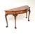 Large Antique Queen Anne Style Figured Walnut Console Table, 1900 For Sale - Image 3 of 11