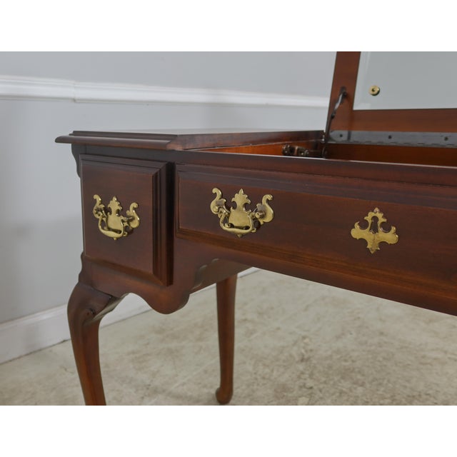 Sumter Cherry Queen Anne Flip Top Vanity Chairish