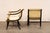 Mid 20th Century French Gold & Black Chairs with Carved Eagles - a Pair For Sale In Atlanta - Image 6 of 11