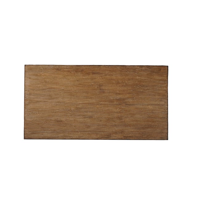 Matthew Izzo Home Brutus Upcycled Pine Wood Dining Table For Sale - Image 4 of 6