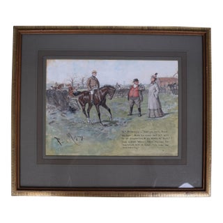 Mrs. Britania Watercolour by George Finch Mason For Sale
