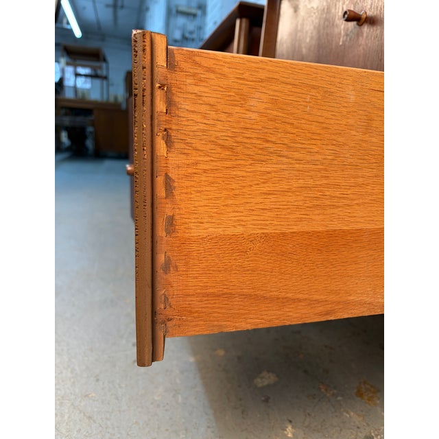 Pair of Mid 20th Century Curved Front Nightstands For Sale - Image 10 of 13