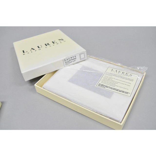 Late 20th Century Lauren Ralph Lauren Silver Plated Normandy Modern 3.5x5 Photo Picture Frame (A) For Sale - Image 11 of 17