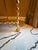 Neoclassical Mid 20th Century Monumental Italian Marble and Gilt Iron Neoclassical Desk or Center Table For Sale - Image 3 of 4