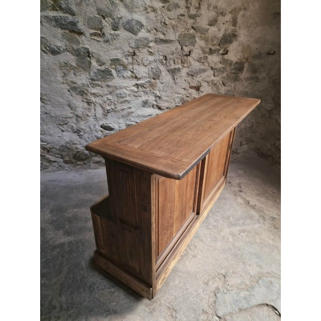 Antique Oak Pharmacy Counter, 1890s For Sale - Image 12 of 18