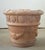 Elevate your garden or interior space with this exquisite pair of 19th-century terracotta planters, expertly crafted in...