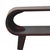 Walnut-Finish Mango Wood Scandinavian Coffee Table For Sale - Image 4 of 8