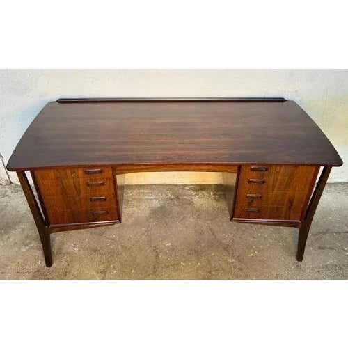 Scandinavian Desk by Sven Aadge Madsen and Sigurd Hansen Furniture Factory For Sale - Image 5 of 13