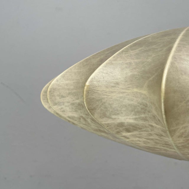 Mid-Century Modern UFO Discus Cocoon Pendant Lamp by Friedel Wauer for Goldkant Leuchten, Germany, 1960s For Sale - Image 14 of 18