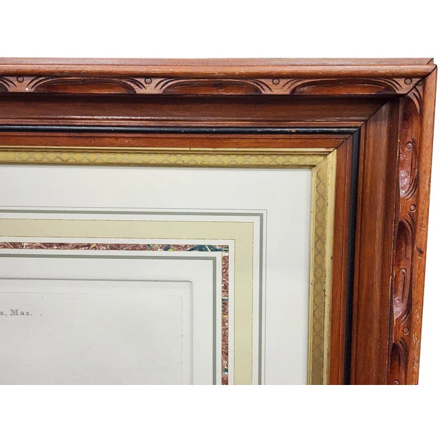 Late 18th Century Original Noseman and Sepp Phesant From 1770 Framed in an Antique Frame For Sale - Image 5 of 12