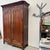 Large French Provençal Country Wardrobe in Carved Oak, 17th Century For Sale - Image 3 of 18