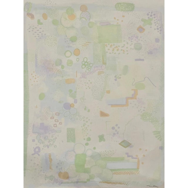 Robert Natkin, Large 1960s Abstract Lithograph Field Mouse II Robert Natkin, 1969 For Sale