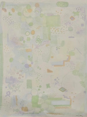 Robert Natkin, Large 1960s Abstract Lithograph Field Mouse II Robert Natkin, 1969