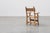 Brutalist Armchair with Carved Rosettes and Nailed Wooden Seat, Spain, 1950s For Sale - Image 11 of 16