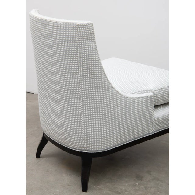 Highland House Late 20th Century Pair of Armless Slipper Chairs For Sale - Image 4 of 7