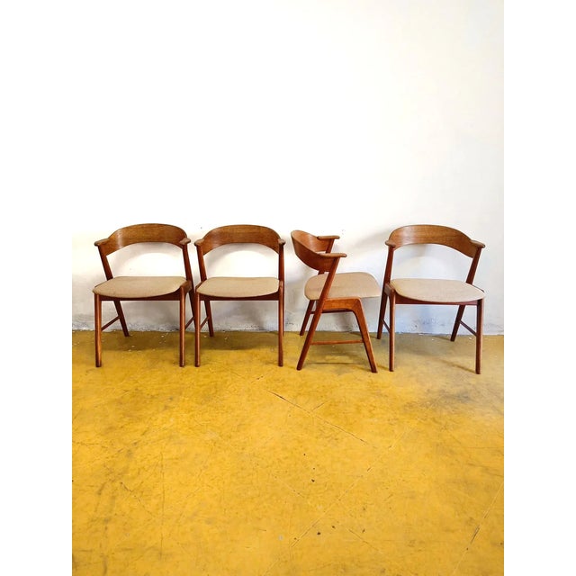 Danish Chairs, 1950s, Set of 4 For Sale - Image 6 of 6