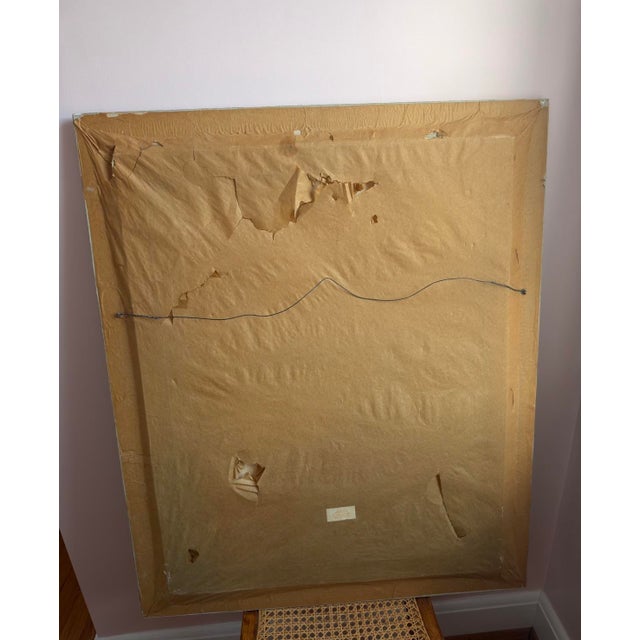 Wood American School Mid-Century Ballet Class Oil on Canvas by Reimi For Sale - Image 7 of 10