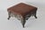 Large Vintage Victorian Style Cast Iron Bronze Finish Footstool Padded Faux Croc Fabric Top For Sale - Image 9 of 12
