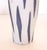 White White and Blue Porcelain Vase by Jindřich Marek for Royal Dux, 1960s For Sale - Image 8 of 11