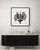 A striking black-and-white botanical print featuring Datura Stramonium, meticulously restored and remastered from an...