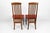 Burgundy Set 4 Fine Danish Teak Dining Chairs Mid Century Modern For Sale - Image 8 of 11