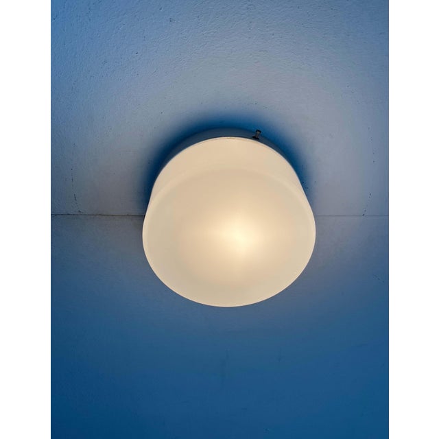 Mid-Century Modern Minimalist Flush Mount from SLO Sähköliikkeiden Oy Finland, 1960s For Sale - Image 14 of 17