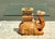 Vintage Carved Wood Camel Glass Table For Sale - Image 10 of 17