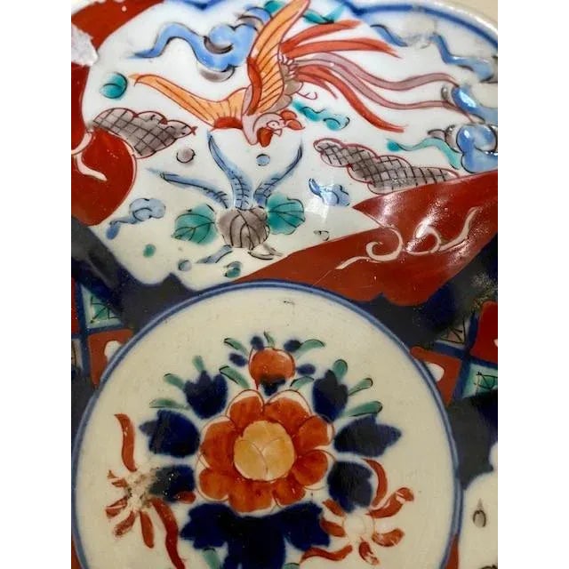 19th Century Imari Fluted Bowl For Sale - Image 4 of 7