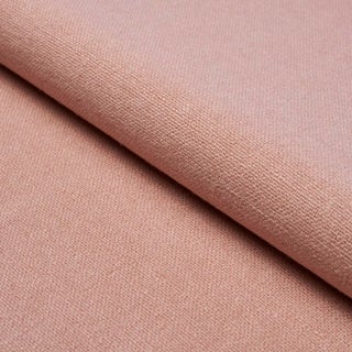 Schumacher Lars Rustic Linen Fabric In Blush For Sale