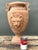 Ceramic Vintage Terracotta Lion’s Head Urn For Sale - Image 7 of 12