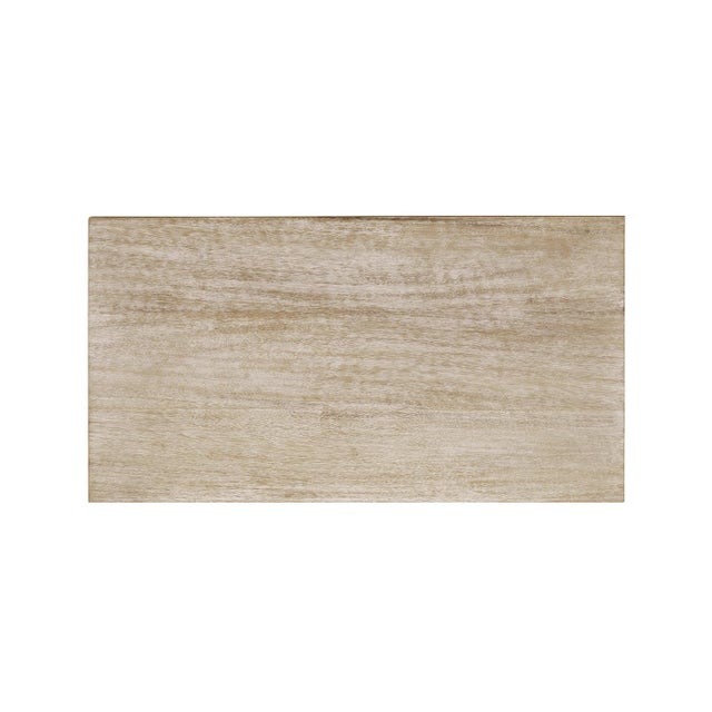 English English Three Tier Whitewashed End Table For Sale - Image 3 of 4