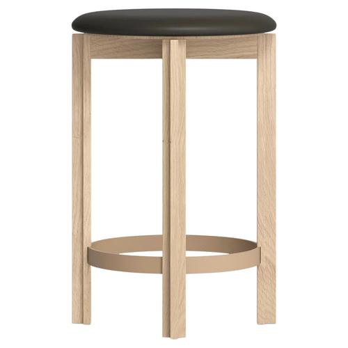 Gold Principal Counter Stool in Natural Oak by Bodil Kjaer for Grade For Sale - Image 8 of 8
