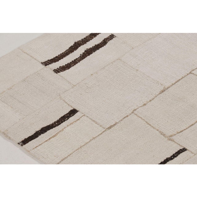 1950s Vintage Turkish Patchwork Kilim Runner With Geometric Design - Rug & Kilim For Sale - Image 5 of 9