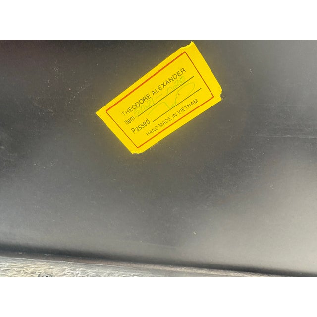 Metal 1990s Theodore Alexander Figural Bronze Center Table For Sale - Image 7 of 12