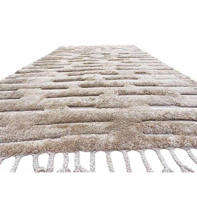 Textile Rh Morro Wool Rug – 9' X 12' Wheat | Hand-Knotted New Zealand Wool For Sale - Image 7 of 18