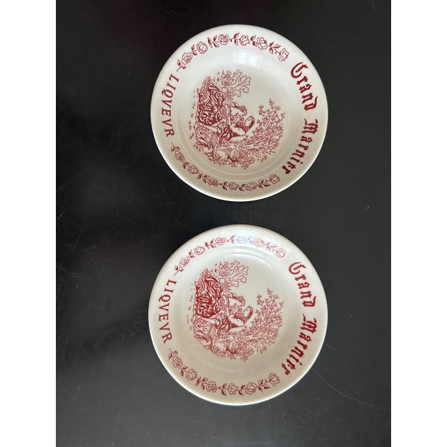 1960s Grand Marnier Bowls in Earthenware from Gien, 1960s, Set of 8 For Sale - Image 5 of 11