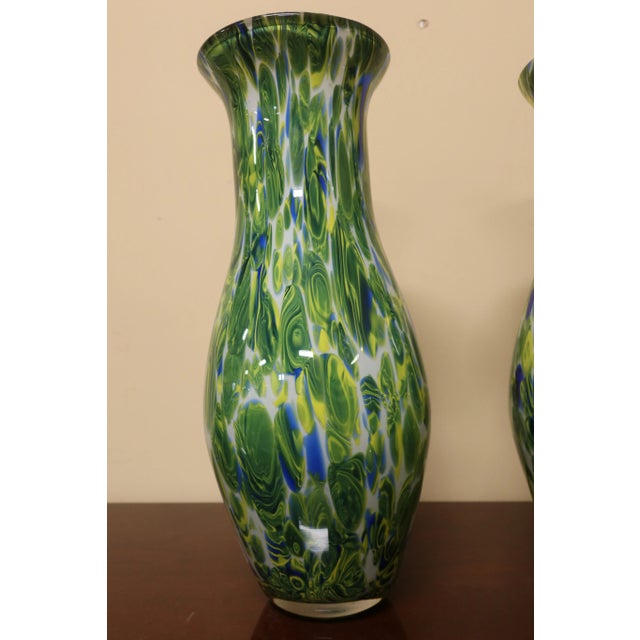 Mid-Century Modern Mid Century Modern Art Glass Vases For Sale - Image 3 of 6