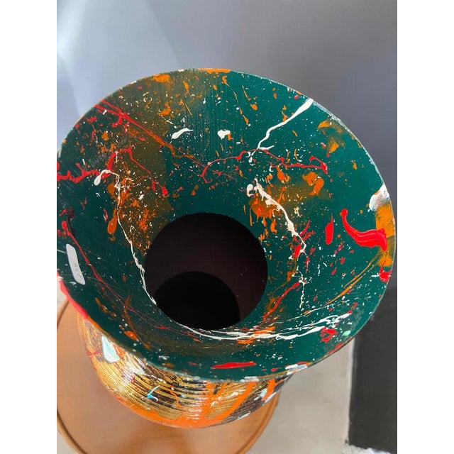 Metal Vase by Silvio Formichetti, 2010s For Sale - Image 9 of 11