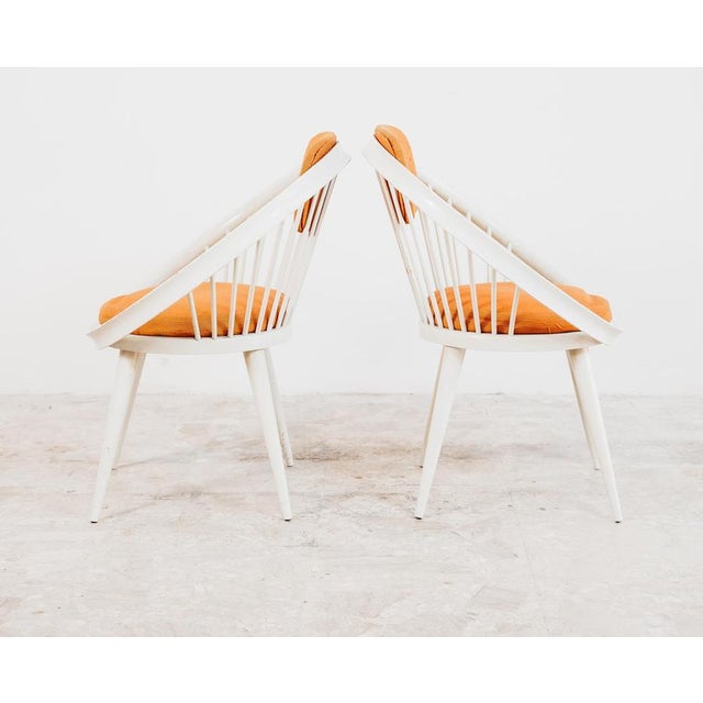 Scandinavian Circle Armchairs by Yngve Ekström, 1960s, Set of 2 For Sale - Image 3 of 13