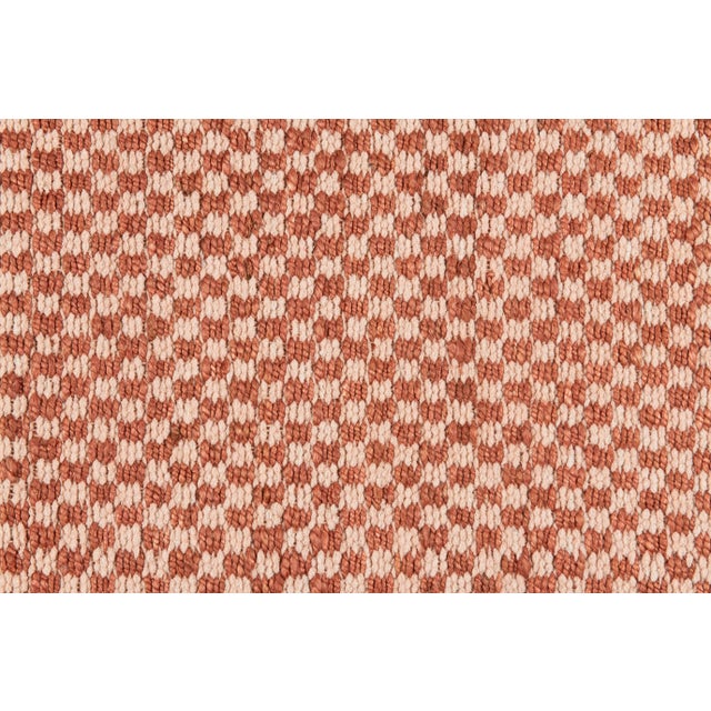 Transitional Part & Parcel Goods Textured Check Rug, 8'x10', Topaz and Bisque For Sale - Image 3 of 4