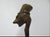 English Antique Carved Male Ebenezer Inset Eyes Figure Monoxyl Wood Walking Stick Cane For Sale - Image 3 of 8
