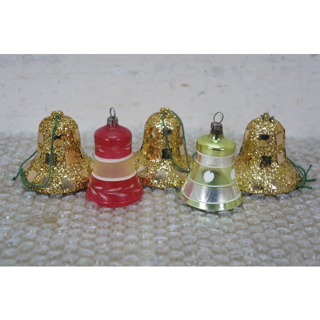 Lot of 46 Vintage & Antique Mercury Glass Christmas Tree Ornaments For Sale - Image 6 of 12