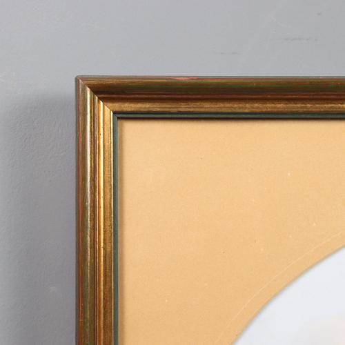 Paper View from Vesuvius, Gouache on Cardboard, 20th Century, Framed For Sale - Image 7 of 10