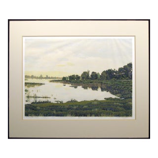 Gordon Mortensen "Late Summer" Signed & Numbered Fine Art Woodcut Make Offer! For Sale
