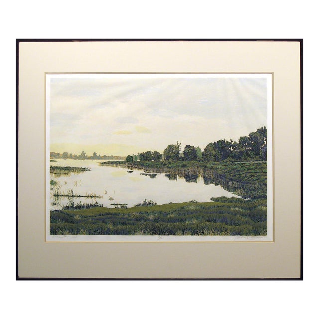 Gordon Mortensen "Late Summer" Signed & Numbered Fine Art Woodcut Make Offer! For Sale