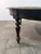 Modern Large Rustic Round Pine Dining Table With Ebonized Turned Legs For Sale - Image 3 of 7