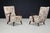Italian Art Deco Walnut Chairs with Original Upholstery, 1940, Set of 2 For Sale - Image 6 of 15